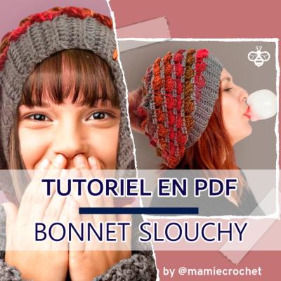 Bonnet Slouchy tuto pdf
