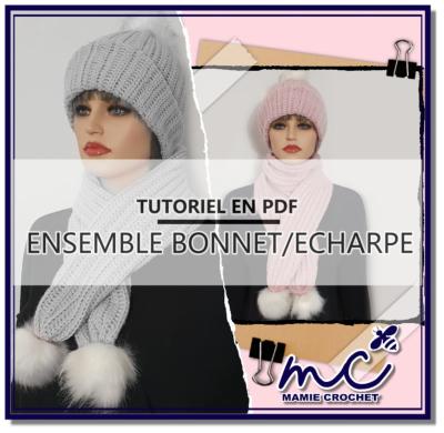 Ensemble Bonnet / Écharpe tuto pdf