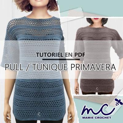 Pull / Tunique Primavera tuto pdf