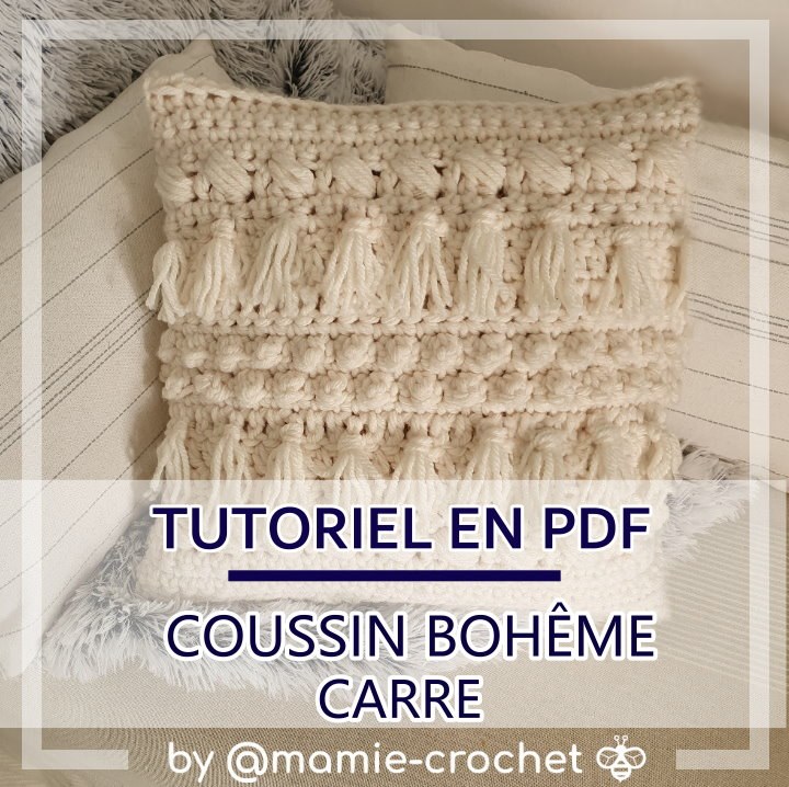 Coussin Carré Boheme tuto pdf