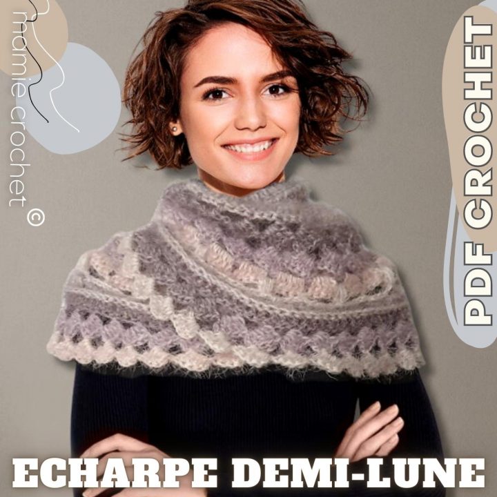 Echarpe Demi-Lune tuto pdf