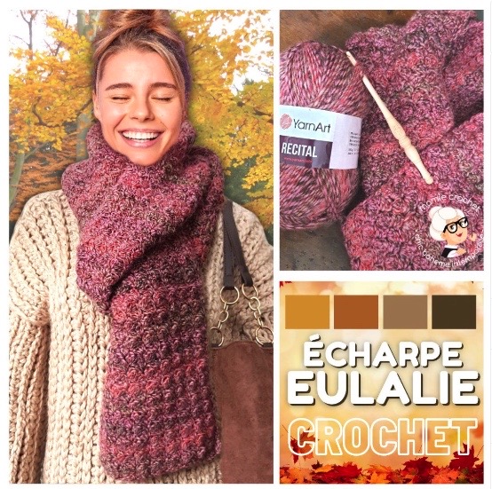 Echarpe Eulalie tuto pdf