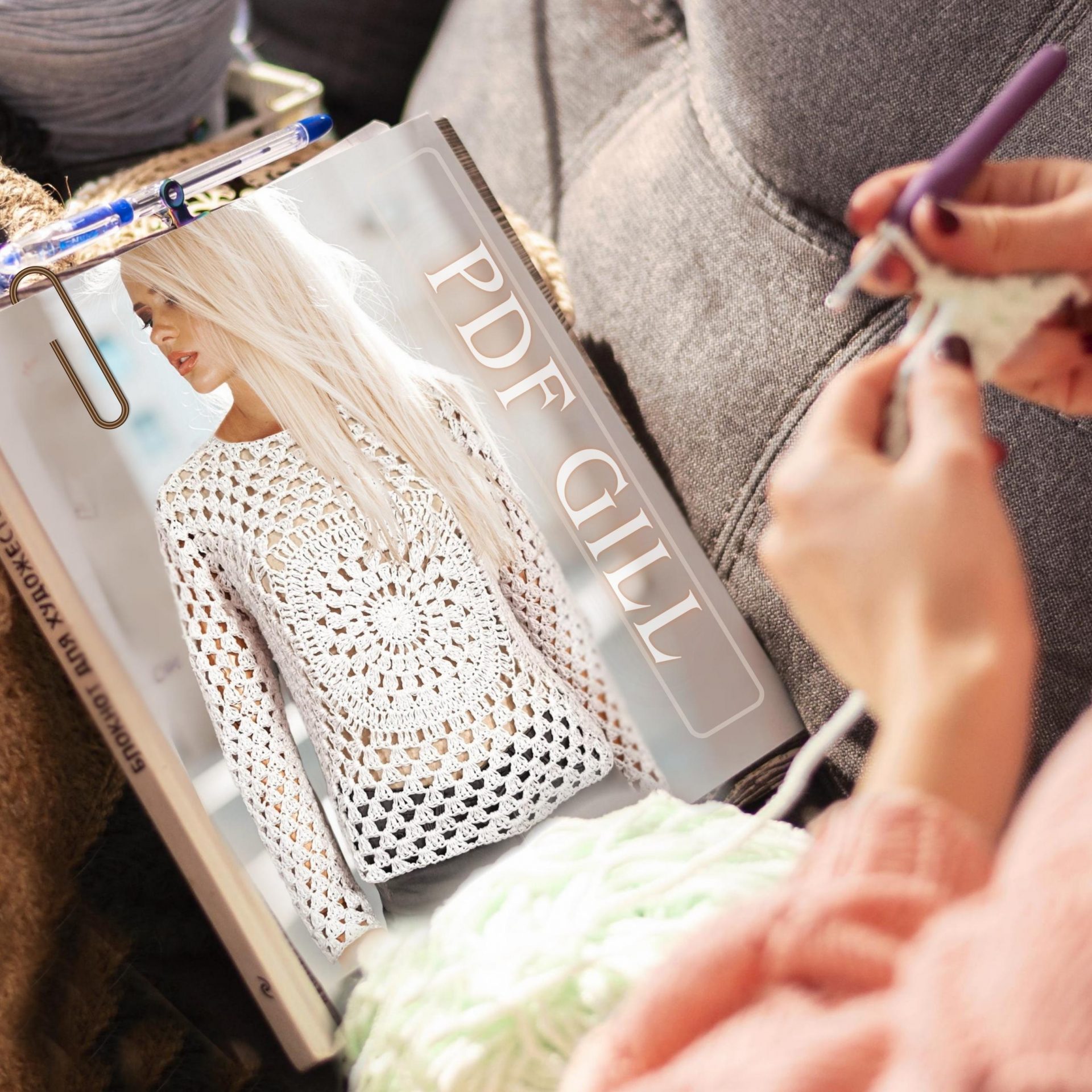 Polo ou robe Adelia Mamie Crochet tuto pdf