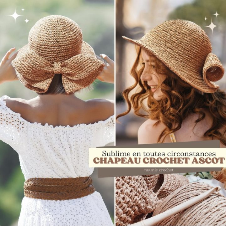Chapeau Ascot Mamie Crochet tuto pdf