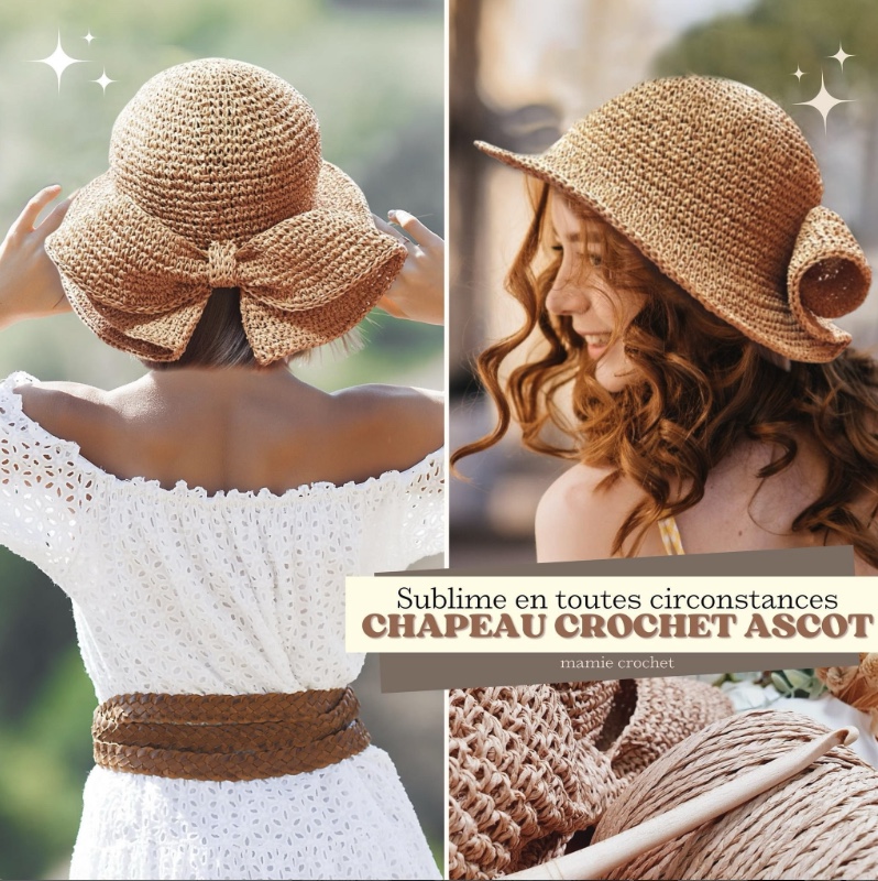 Chapeau Ascot Mamie Crochet tuto pdf