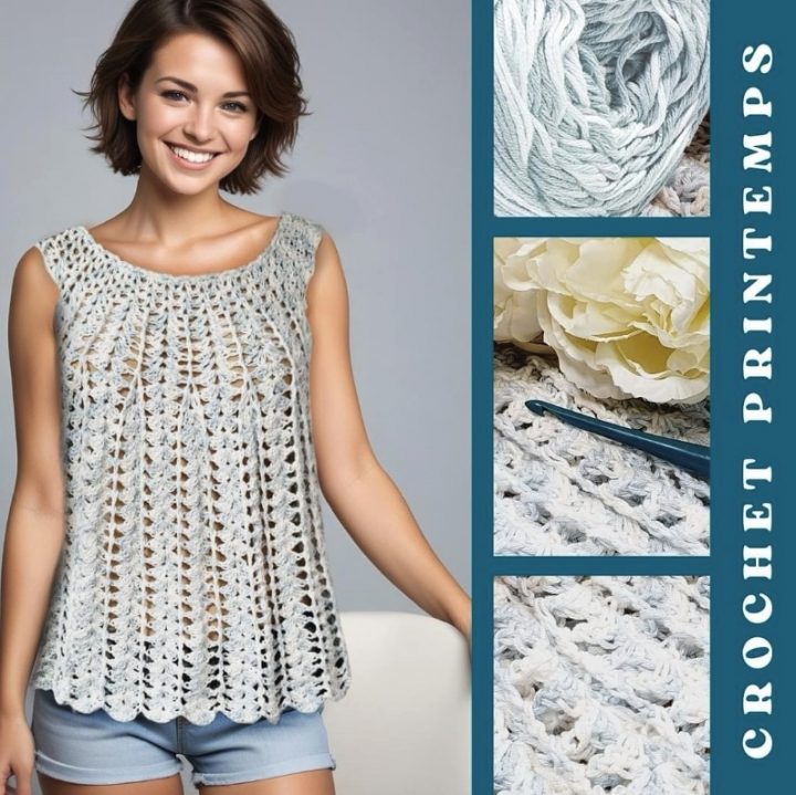 Top Aéline Mamie Crochet tuto pdf