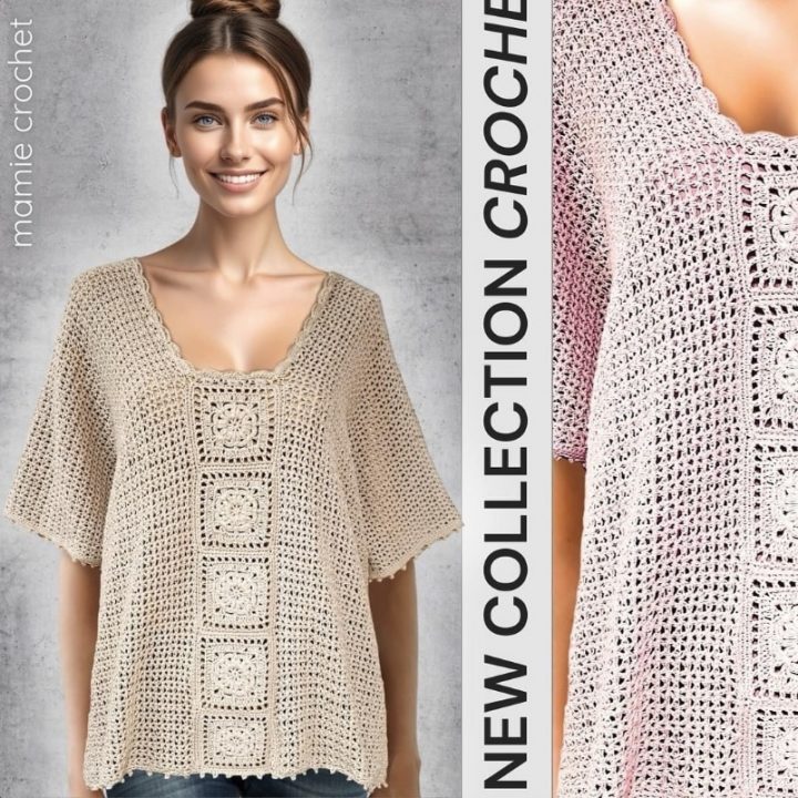Tunique Kaï Mamie Crochet tuto pdf