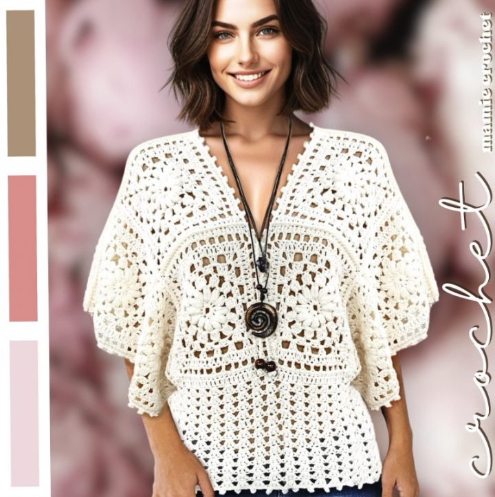 Tunique Laya Mamie Crochet tuto pdf