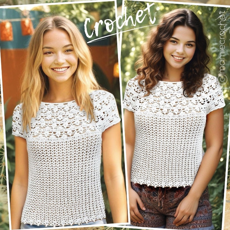 Top Libby Mamie Crochet tuto pdf