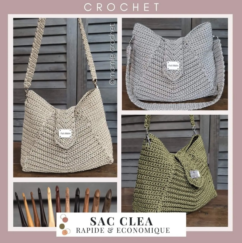 Sac Cléa Mamie Crochet tuto pdf