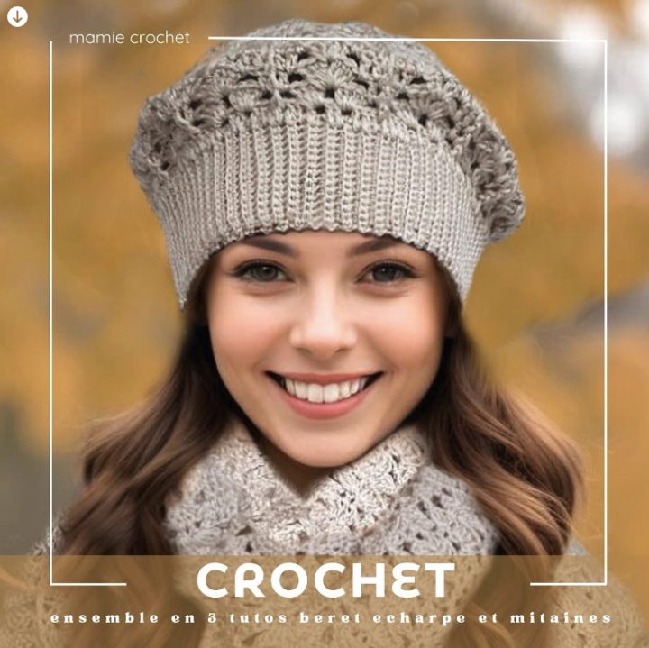Berêt Colleen Mamie Crochet tuto pdf