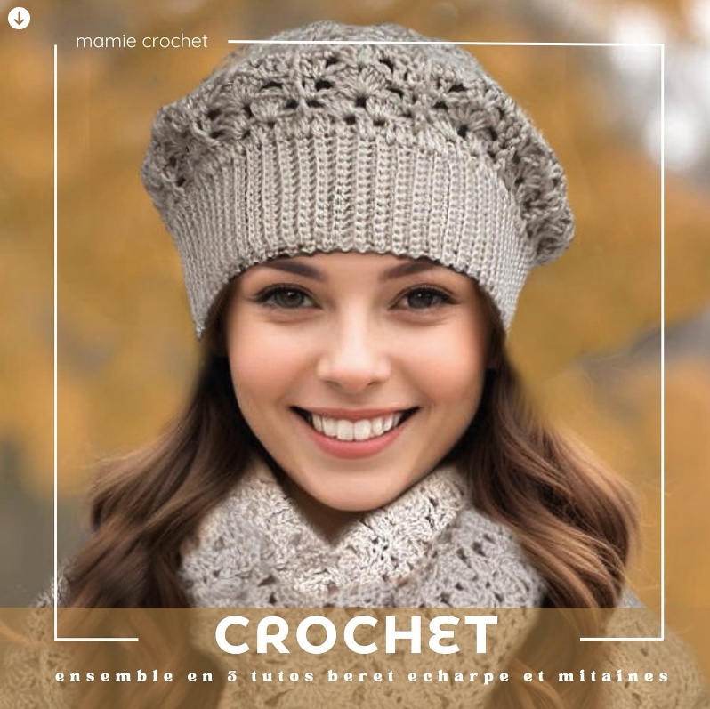 Berêt Colleen Mamie Crochet tuto pdf