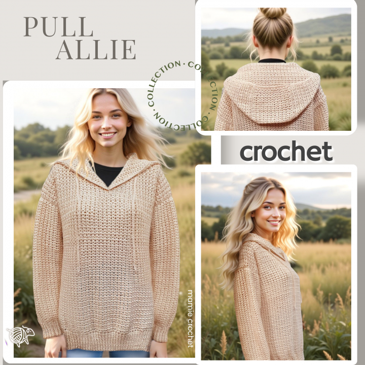 Pull Allie Mamie Crochet tuto pdf