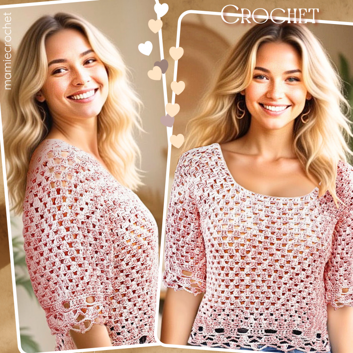 Top Mlle B Mamie Crochet tuto pdf