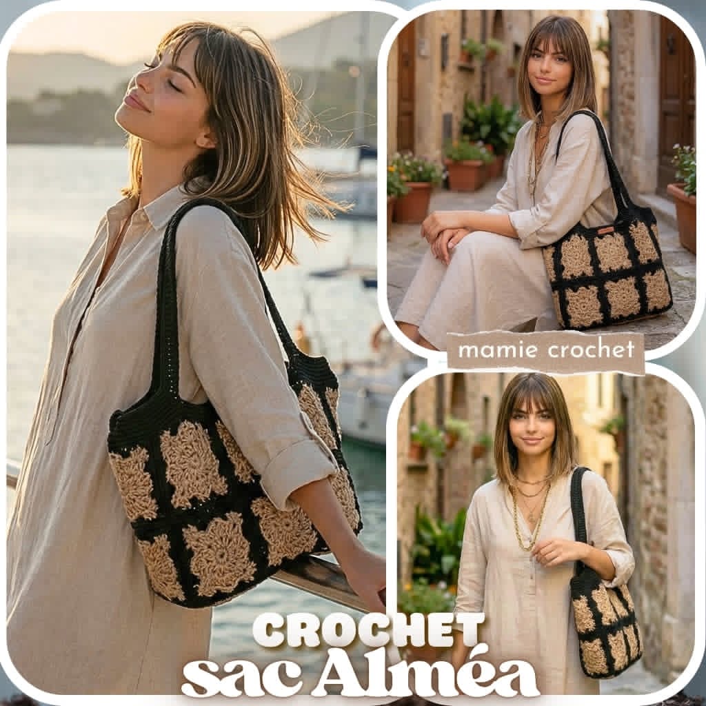 Sac Almea Mamie Crochet tuto pdf