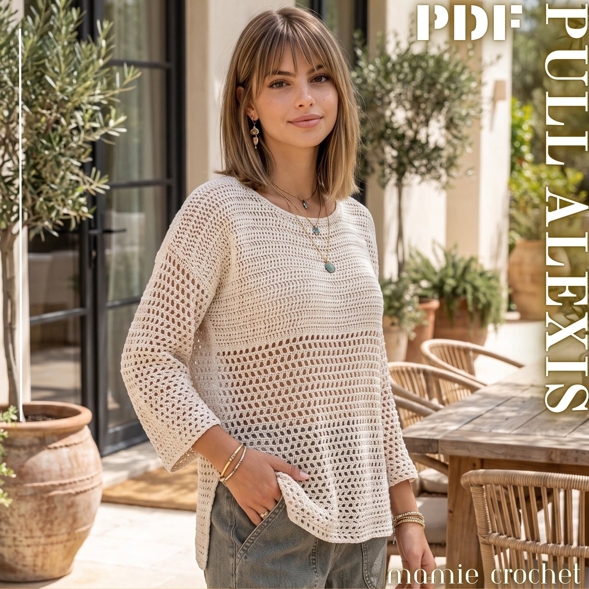 Pull Alexis Mamie Crochet tuto pdf