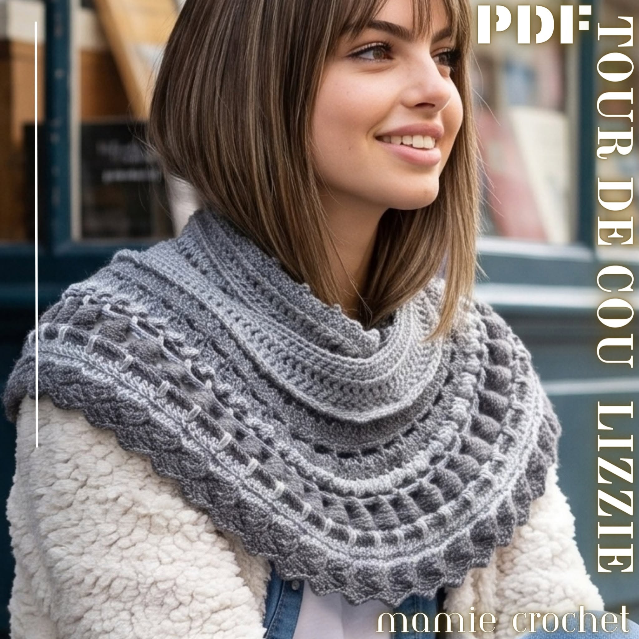 Col Lizzie au crochet Mamie Crochet