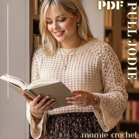 Pull Jodie au crochet